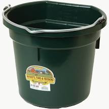 Little Giant 20qt Flat Back Bucket, Multiple Colors Available