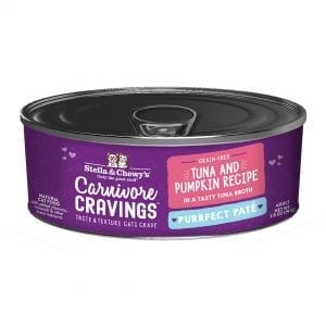 Stella & Chewy's Carnivore Cravings Purrfect Pate Tuna & Pumpkin Recipe Canned Cat Food